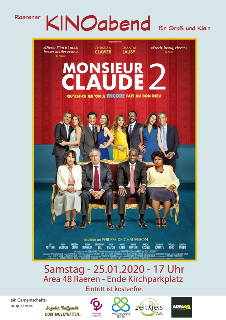 Raerener KINOabend für Groß und Klein: Monsieur Claude 2