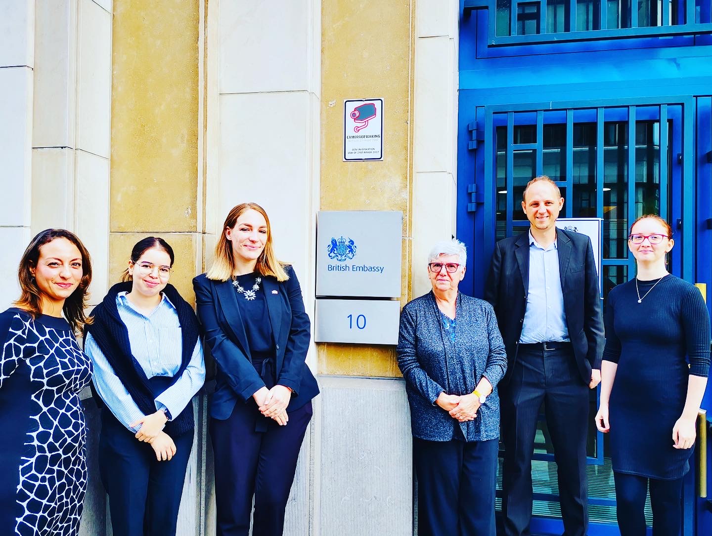 Frauenliga zu Gast in der Britischen Botschaft in Brüssel