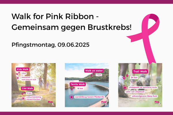 “Frauenliga goes Pink Ribbon” – Gemeinsam Wandern gegen Brustkrebs