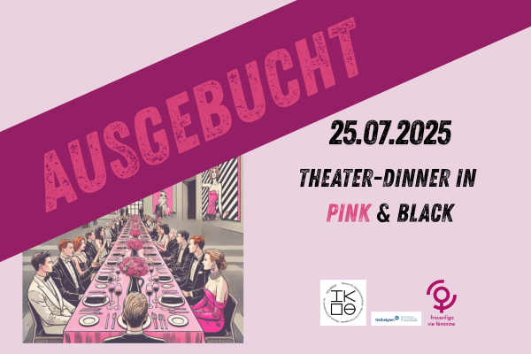 Theater-Dinner in Pink & Black