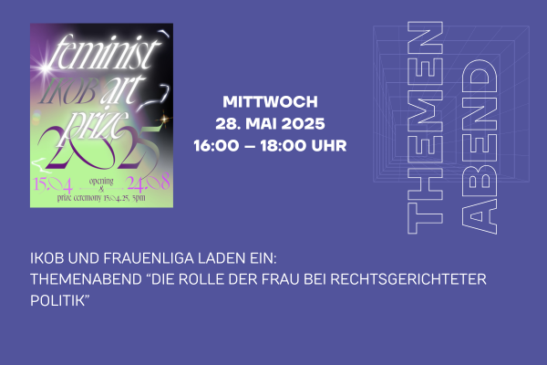 Themen-Abend im Rahmen des feministischen Kunstpreises