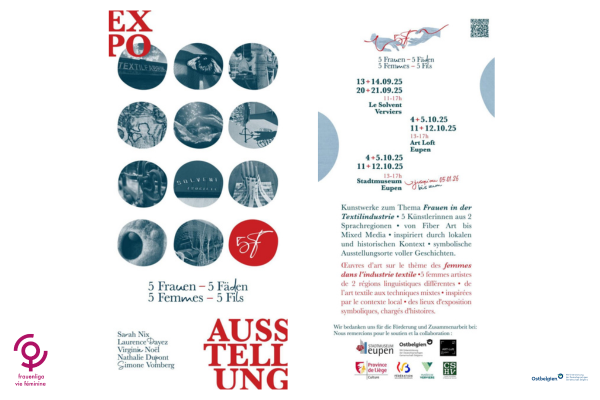 Fahrt zur Ausstellung 5 Frauen – 5 Fäden in Verviers
