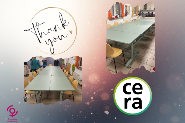 Neue Möbel für das Frauenerzählcafé dank CERA