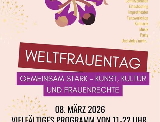 Weltfrauentag – 08. März – 11-22 Uhr – Jünglingshaus Eupen