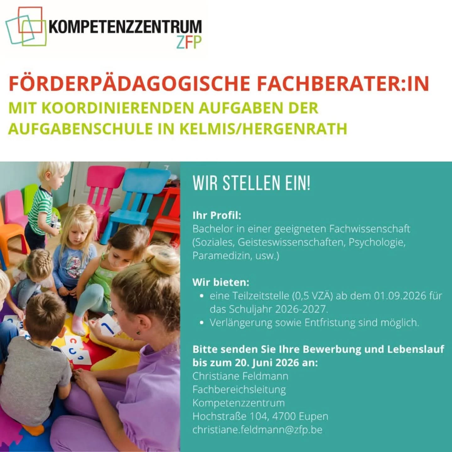 KoordinatorIn der Hausaufgabenschule (m/w/d) gesucht