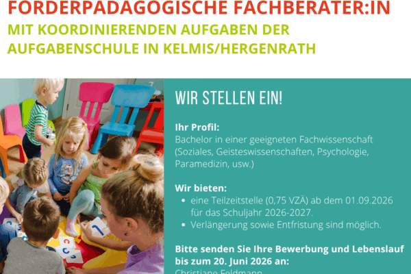 KoordinatorIn der Hausaufgabenschule (m/w/d) gesucht