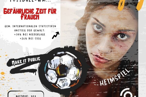 Männerfußball-WM – gefährliche Zeit für Frauen