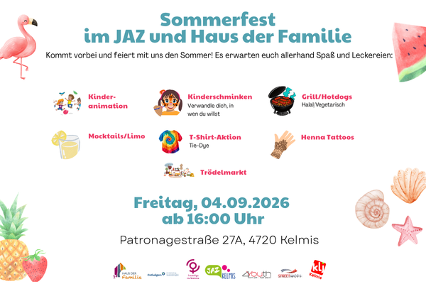 Sommerfest im Haus der Familie und JAZ
