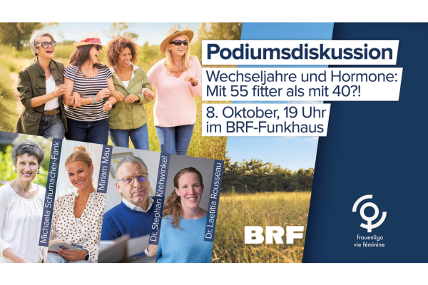 Podiumsdiskussion: „Wechseljahre und Hormone: Mit 55 fitter als mit 40?!“